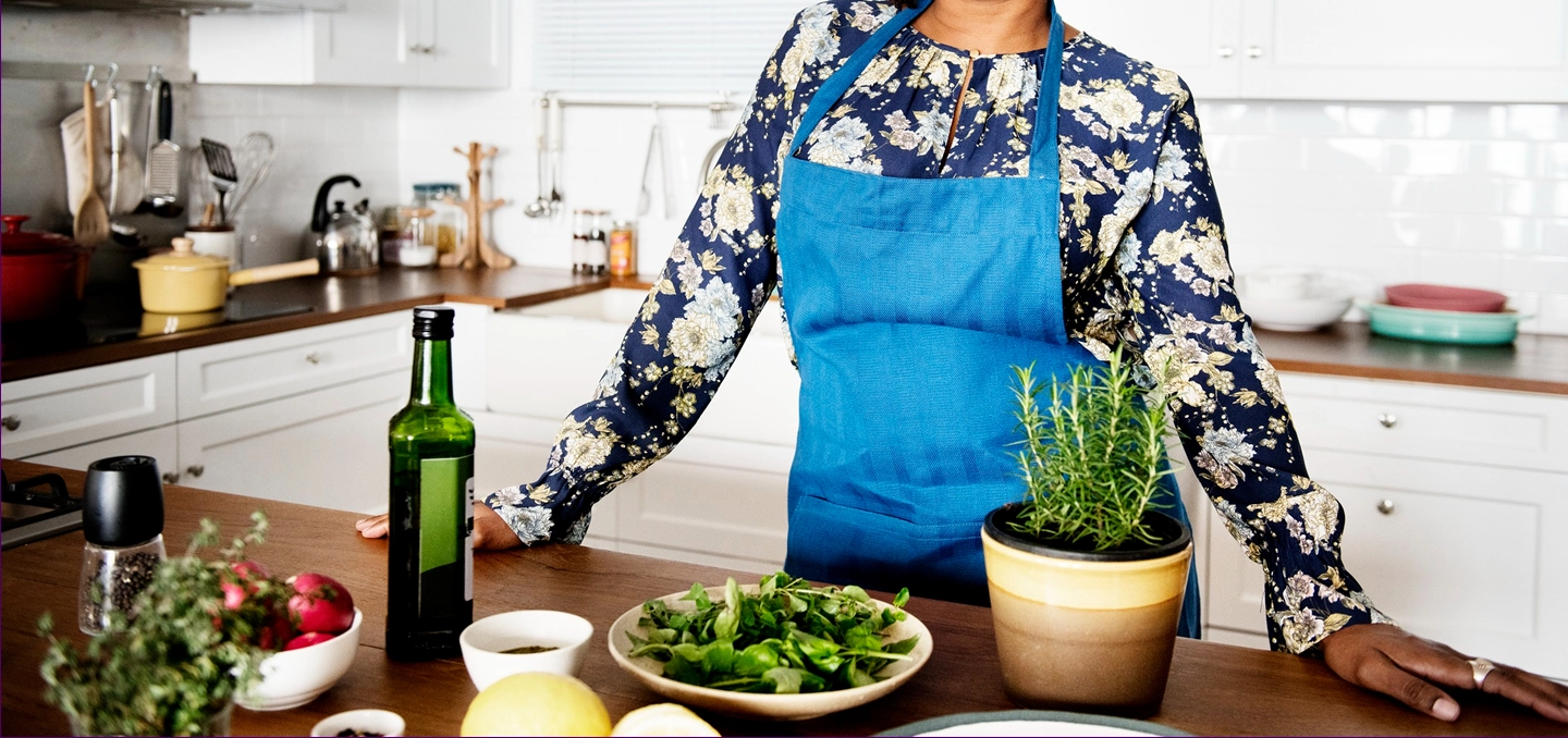 cooking Lagos spinach